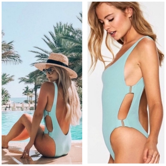 l*space Other - l*Space Mayra Ribbed One-Piece Swimsuit, NWT